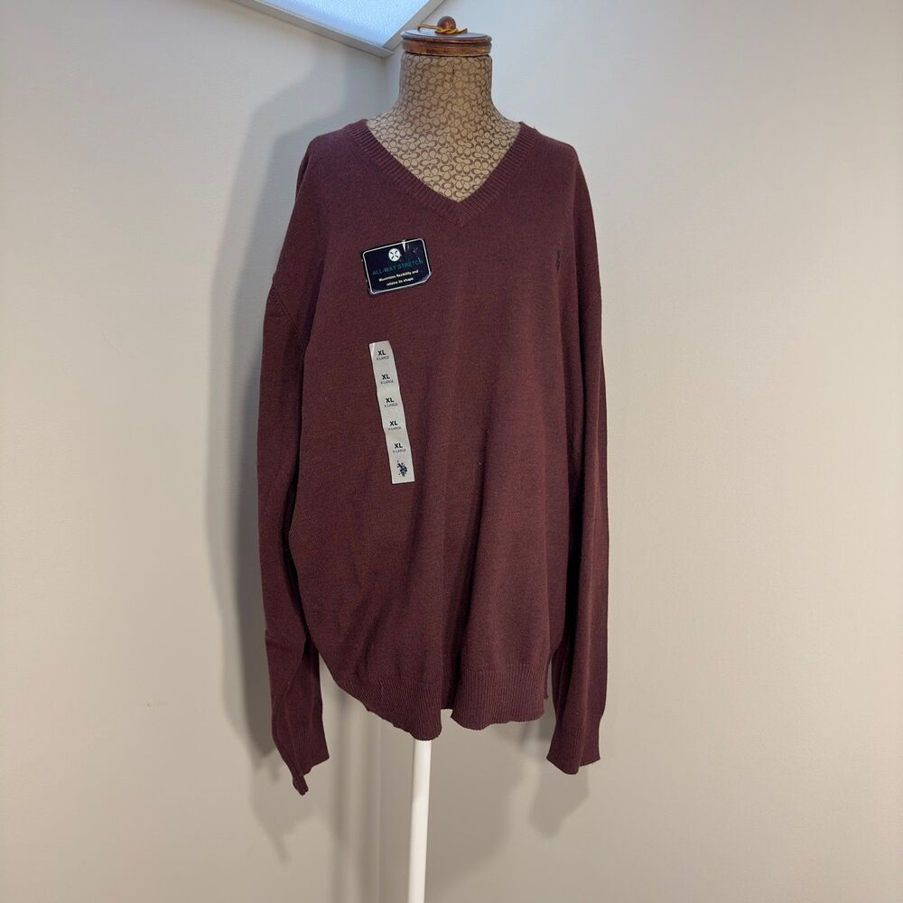 U.S. Polo V Neck Sweater Size XL